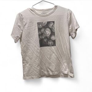 Abercrombie & Fitch Cream Graphic Tee